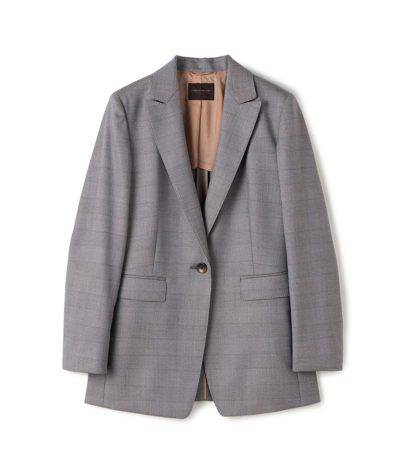 シャドウブルー 1Bテーラードジャケット