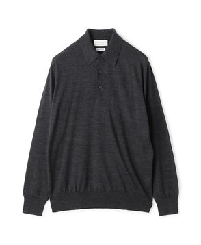 ■TOMORROWLAND tricot スーパーファインメリノウール ニットポロシャツ