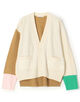 ■NZ LAMB 9G  Vネックカーディガン