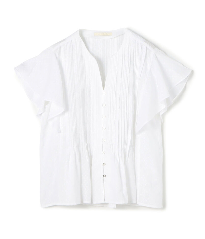 ne Quittez pas COTTON JACQUARD ブラウス