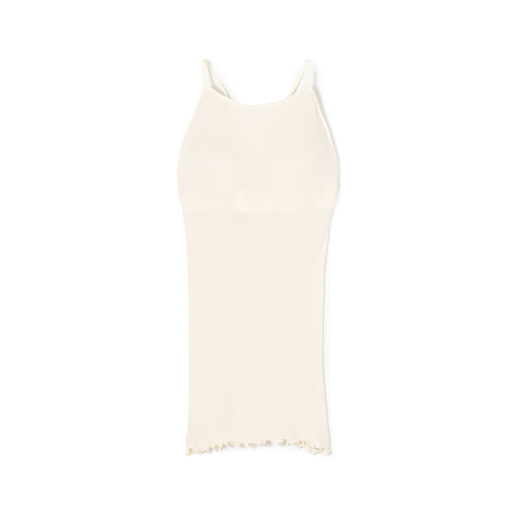 HAKUJI ウールコットン リブキャミソール｜トゥモローランド