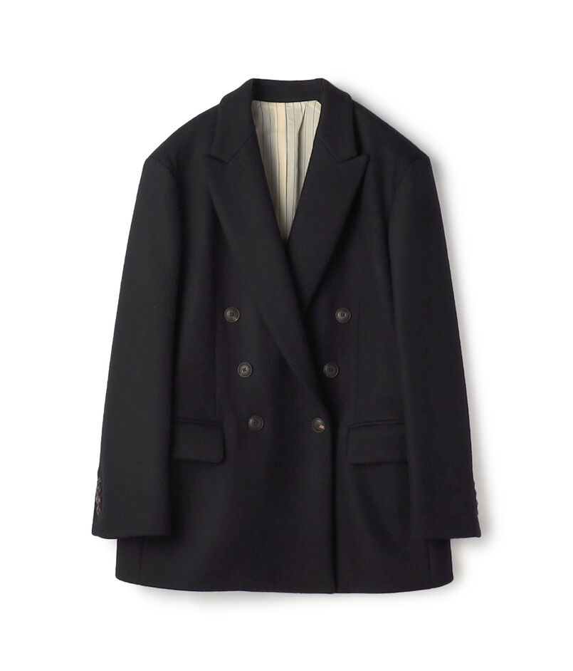 ウールメルトン ジャケットコート