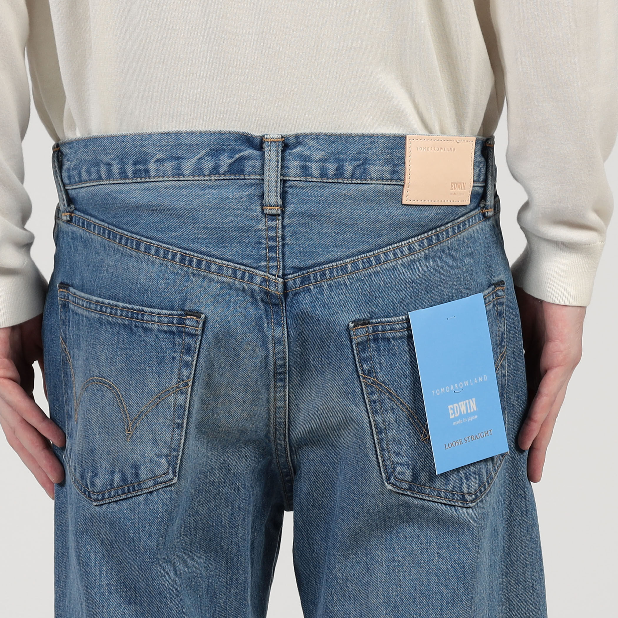 別注】EDWIN LOOSE STRAIGHT USED デニムパンツ