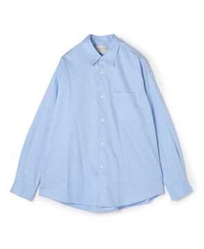 【店舗限定】コットンポプリン レギュラーカラーロングスリーブシャツ