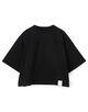 HYKE CROPPED SHORT-SLV TEE