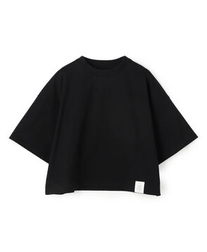HYKE CROPPED SHORT-SLV TEE