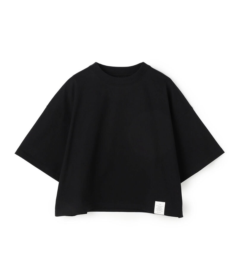 HYKE CROPPED SHORT-SLV TEE