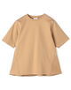 スーピマモクロディ ペプラムTシャツ