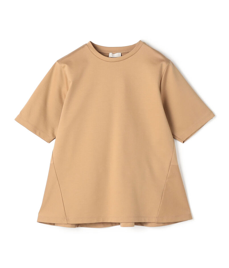 スーピマモクロディ ペプラムTシャツ