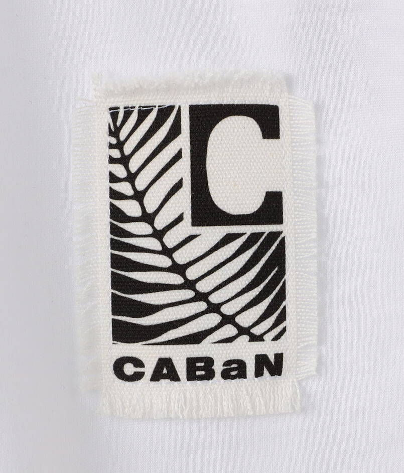 CABaN スビンコットン IBIZA アートフレームTシャツ CABaN スビンコットン IBIZA アートフレームTシャツ