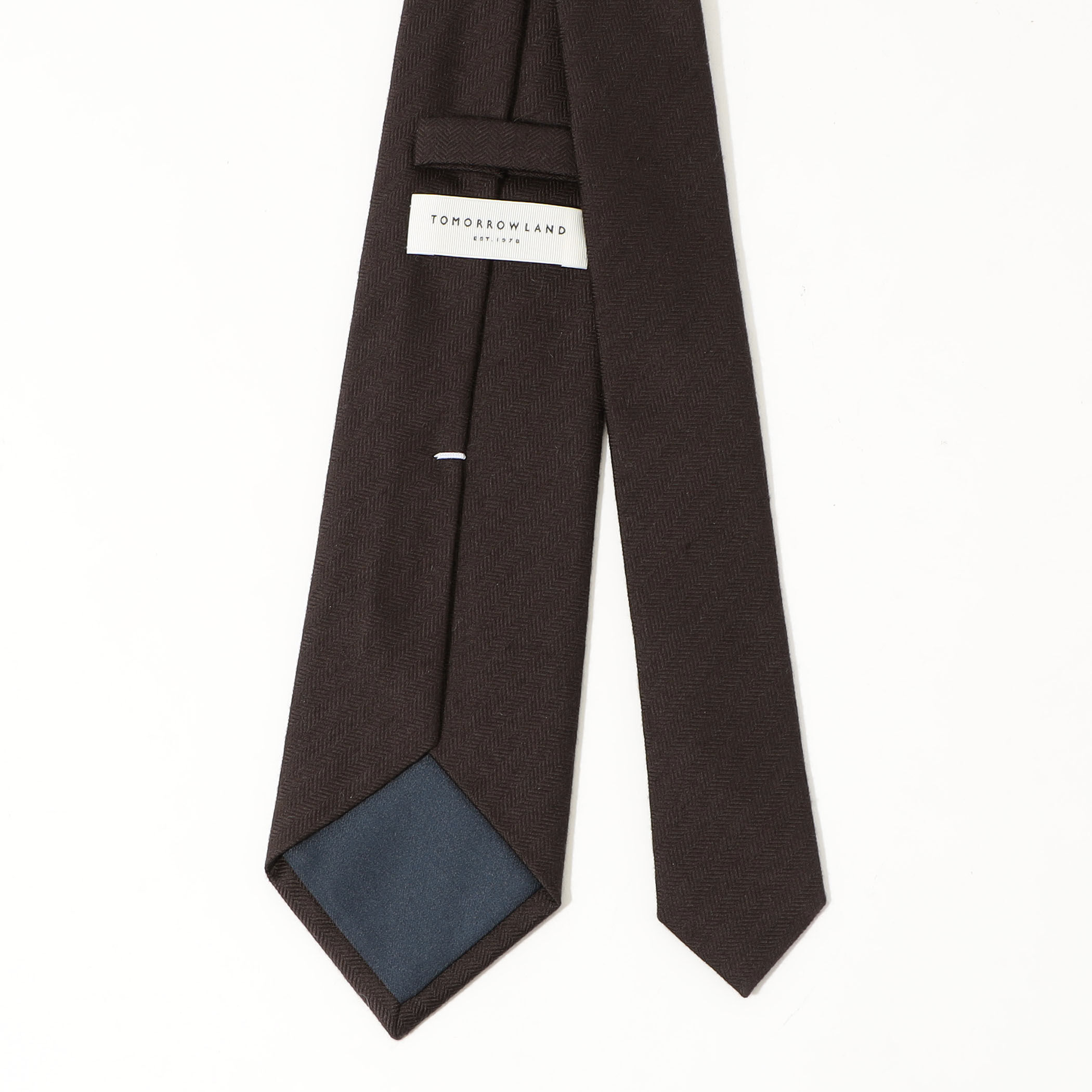 新品未使用　TOMORROWLAND ネクタイ TOMORROWLAND カシミヤシルク ソリッドネクタイ｜トゥモローランド