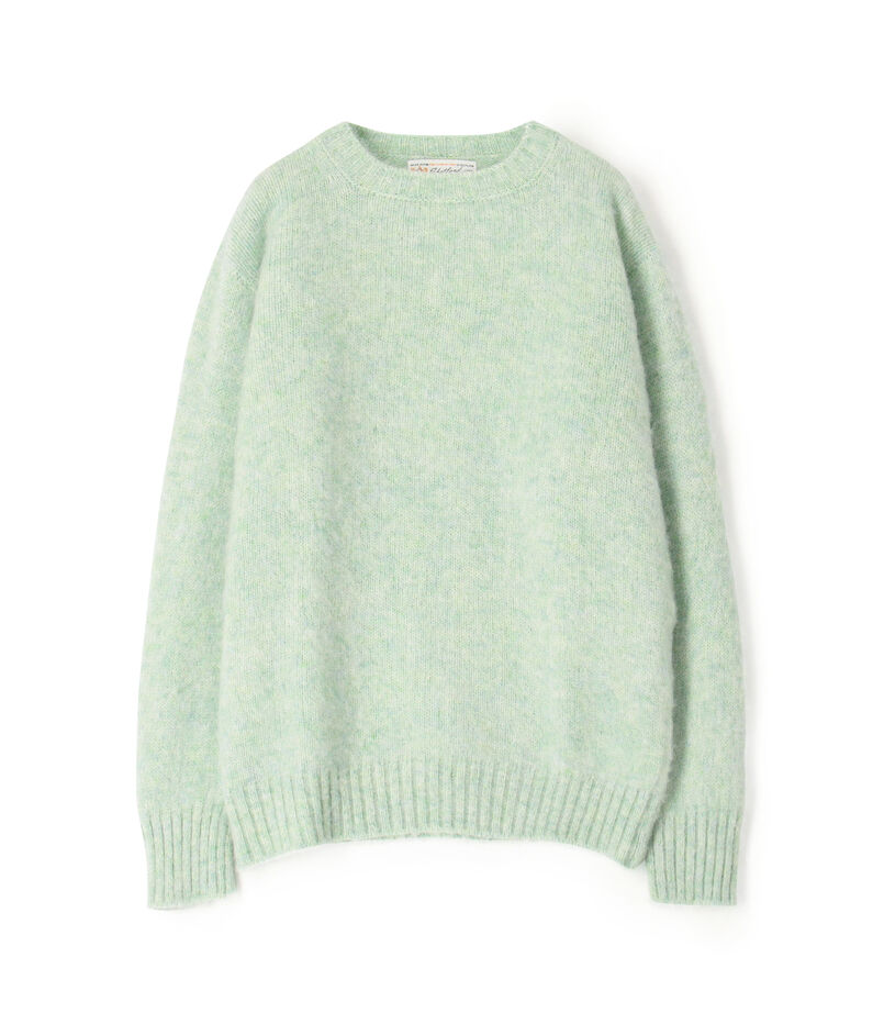 SHETLAND WOOLLEN Co. CREW NECK PULLOVER