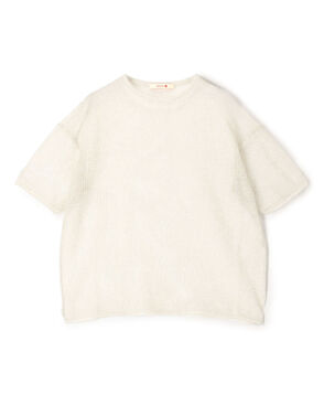 【WEB先行予約】オーロラフィルム リネンハーフスリーブニット