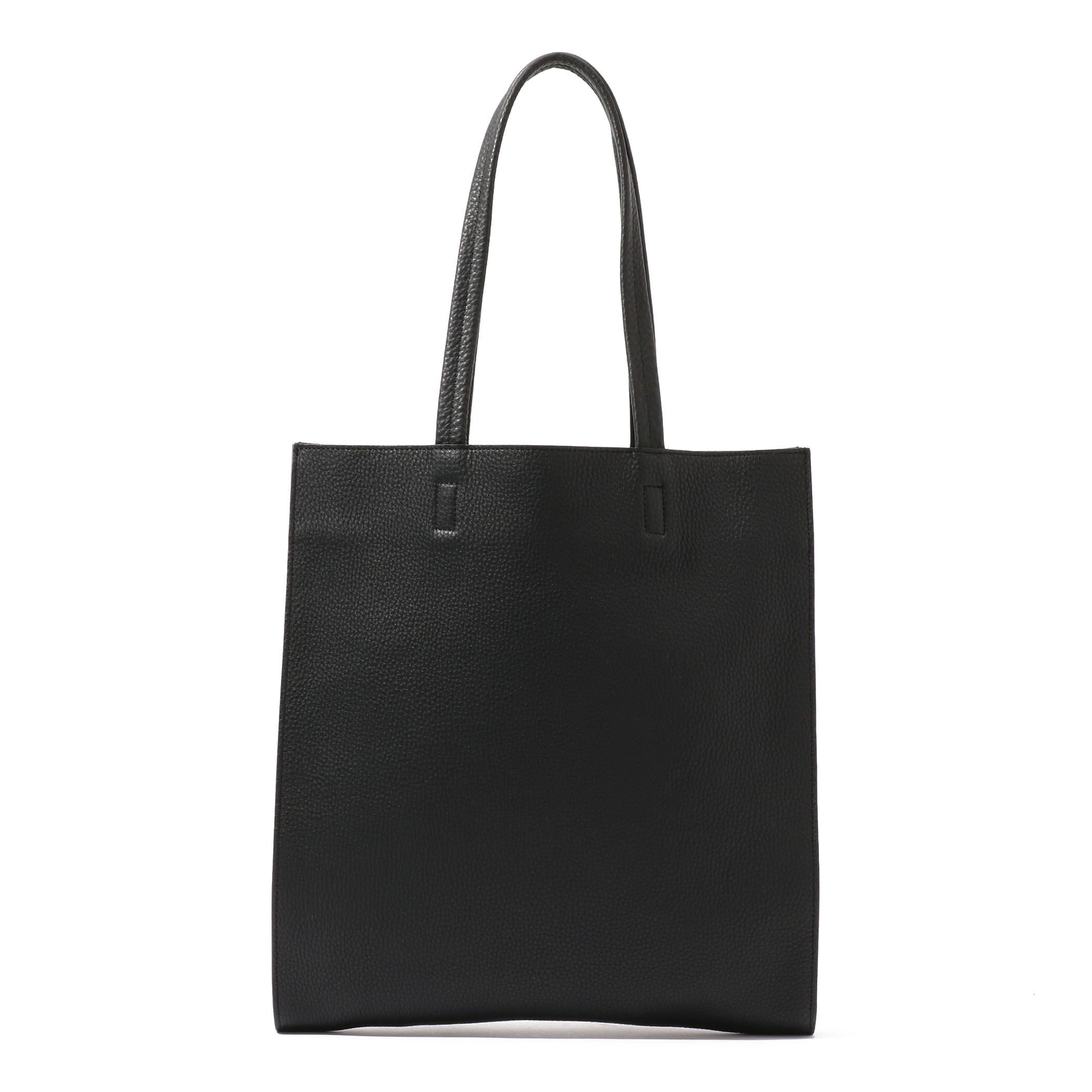 とても高級感のあるバッグです【美品】TOMORROWLAND トートバッグ 鍵付 フラップレザー グレー 黒