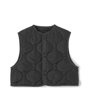 HYKE QUILTED CROPPED VEST