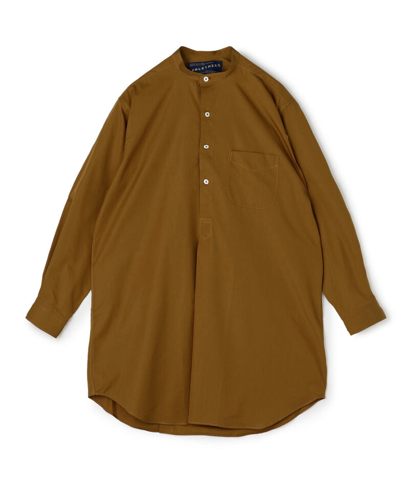 APPLETREES BAND COLLAR LONG SHIRTS ロングバンドカラーシャツ