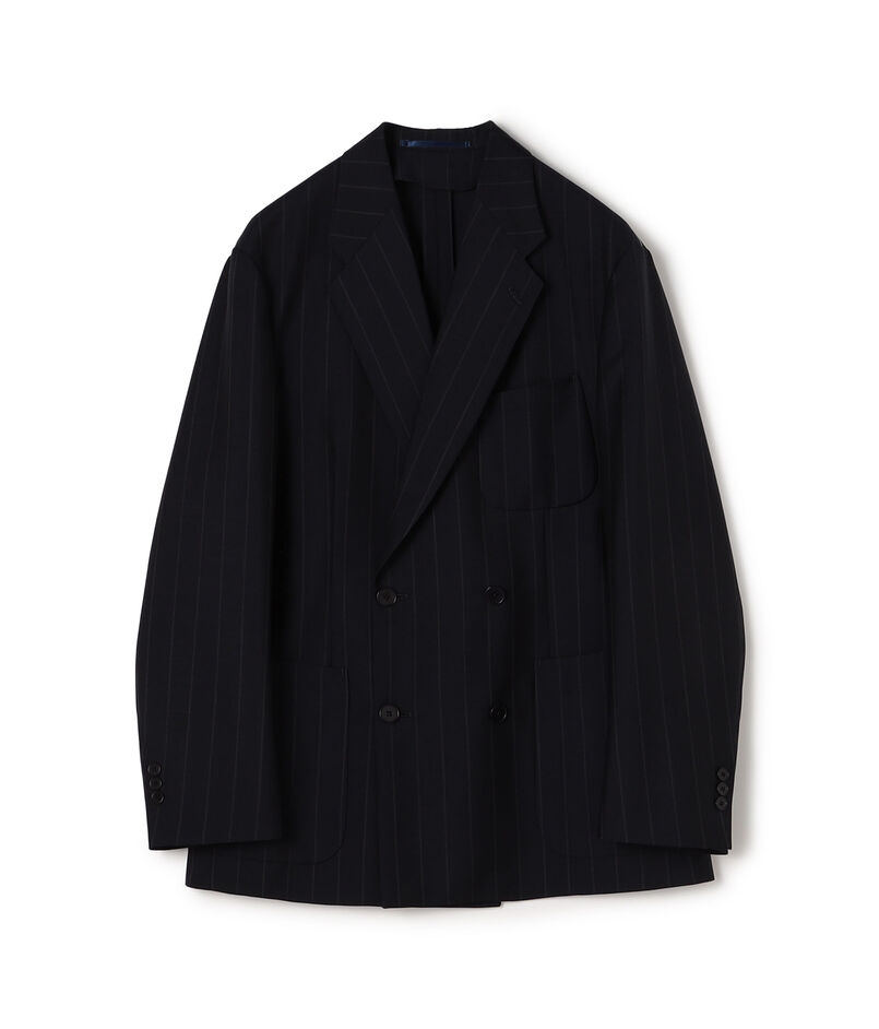 ウールモヘヤ ダブルブレステッド4Bジャケット