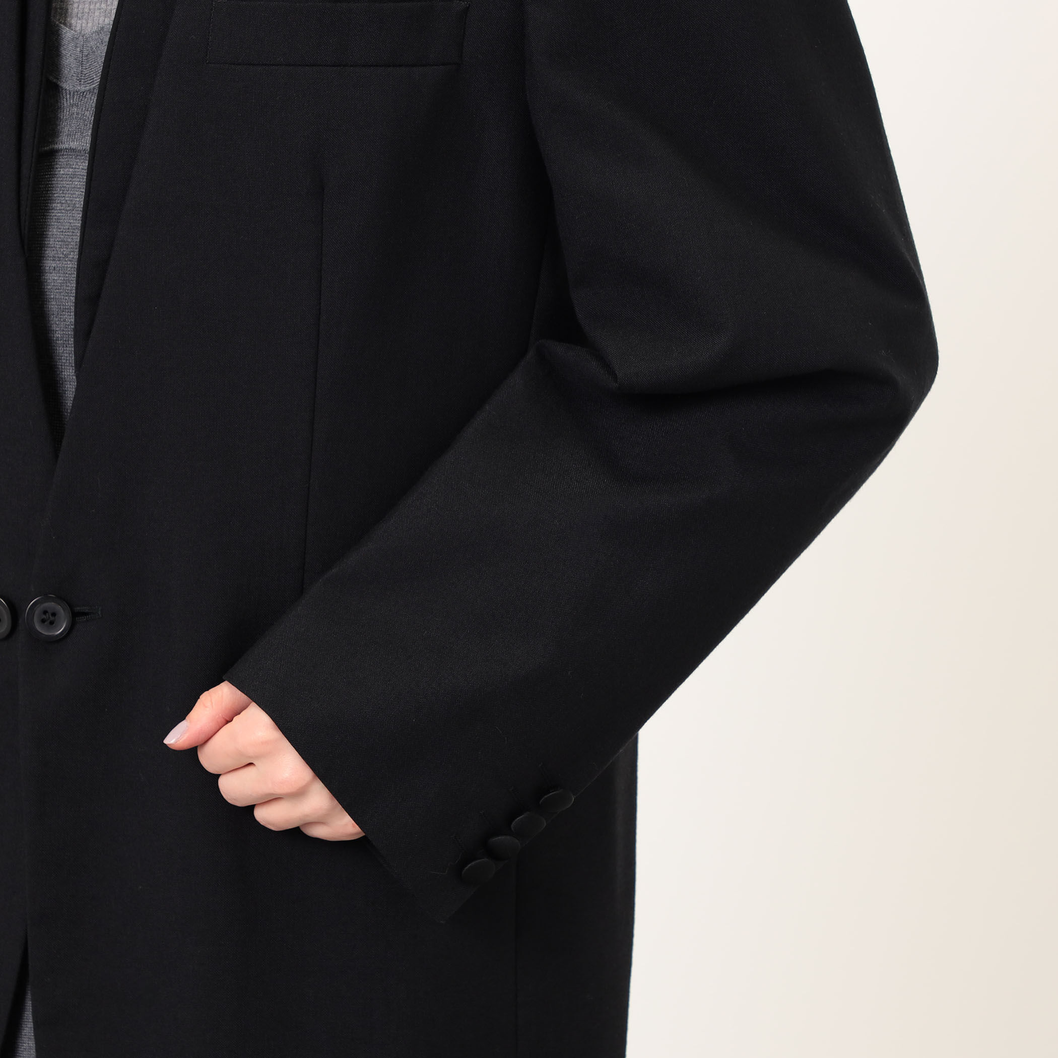 MARINA YEE Origami Round Lapel ウールジャケット｜トゥモローランド