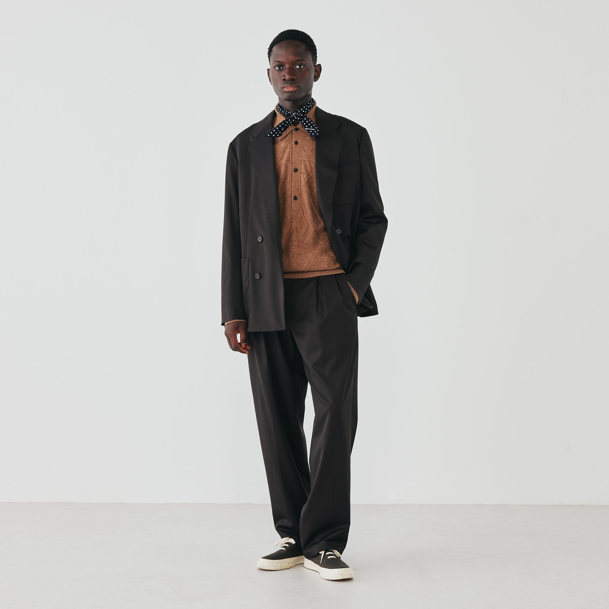 GIVENCHY ダブルテーラードジャケット ギャバジンウール ブラック 極上品 GIVENCHY - 90年代 USA製 GIVENCHY ジバンシィ ウール