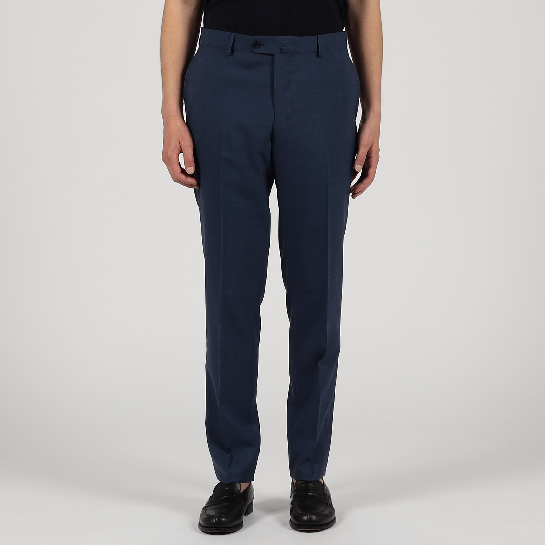 PT TORINO Gentleman Fit ウール 1プリーツスリムスラックス