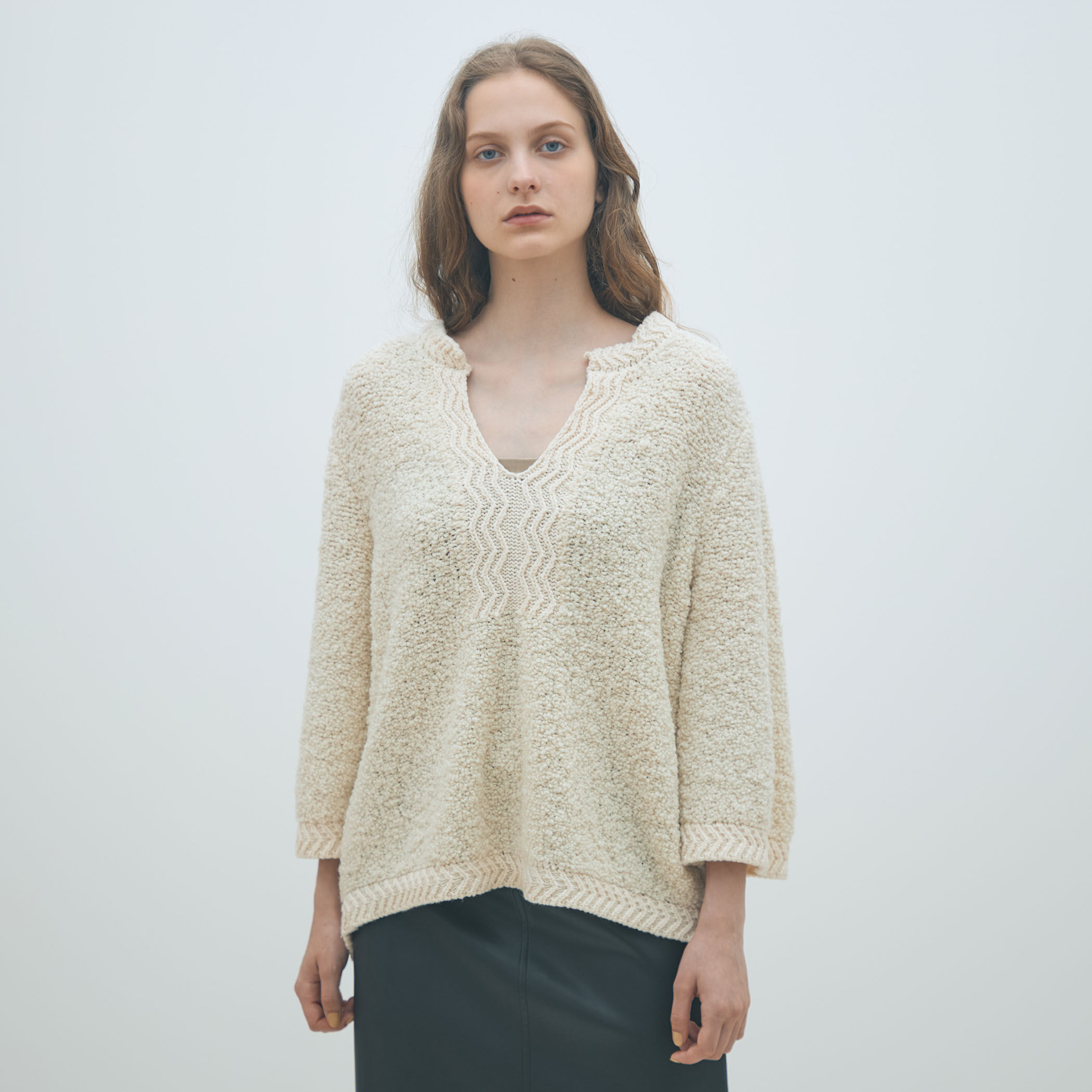 プレーンスラブ キーネックプルオーバー｜トゥモローランド 公式通販