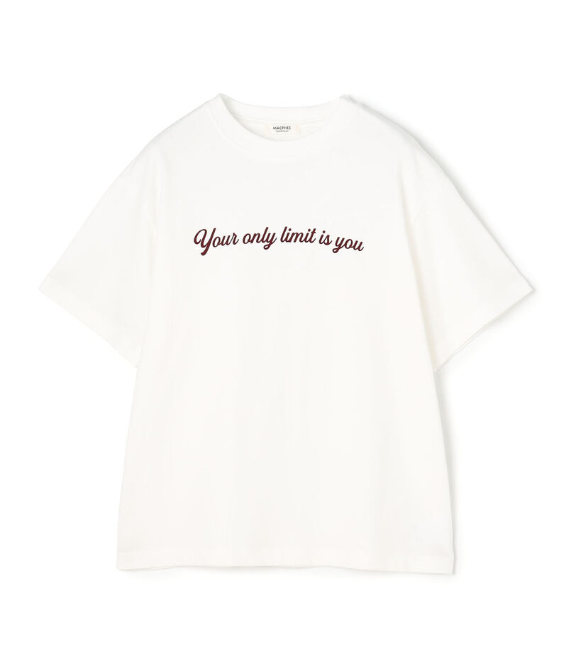 コットンロゴプリント Tシャツ