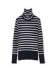 プルミエールウールリブ タートルネックプルオーバー