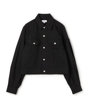 HYKE OXFORD BALLOON SLEEVE JACKET バルーンスリーブジャケット