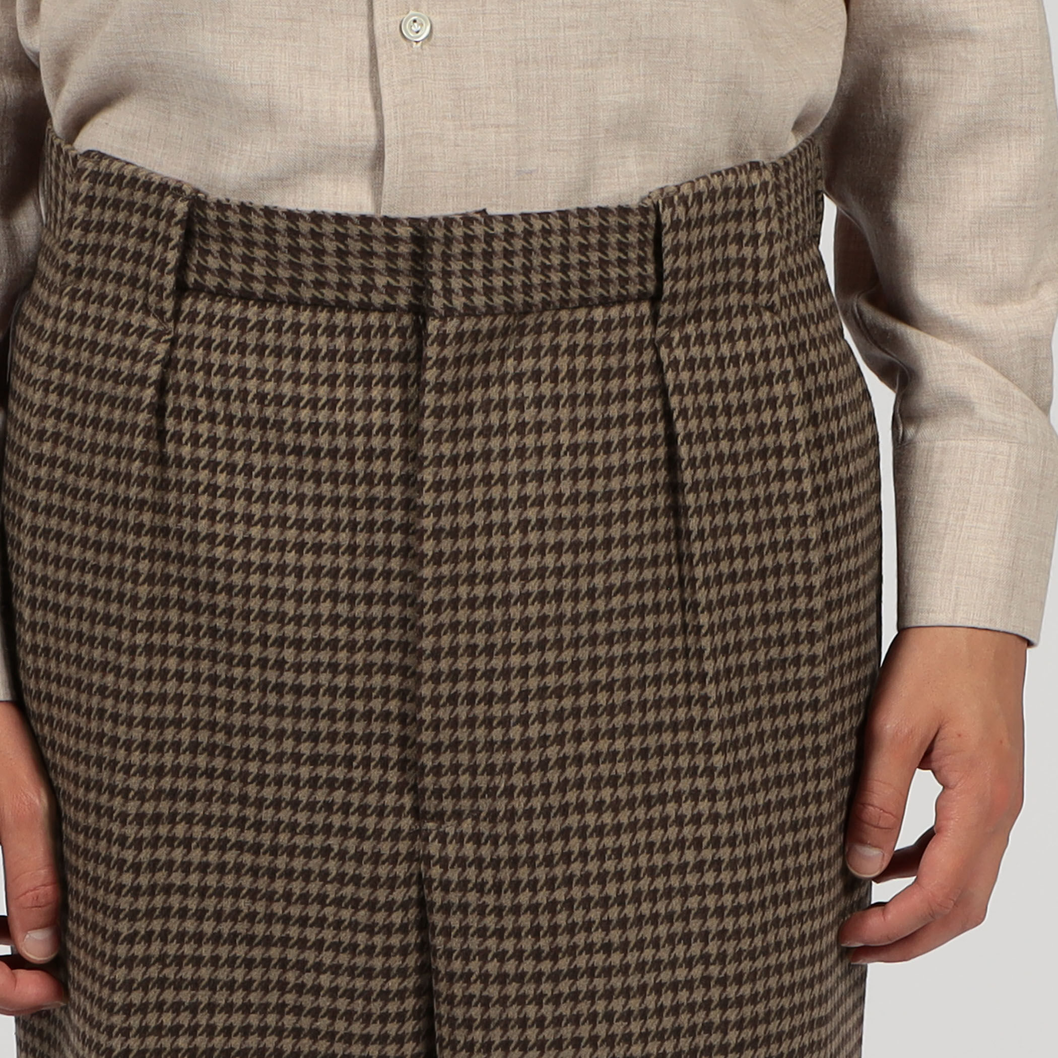 □ウール 2プリーツパンツ｜トゥモローランド 公式通販