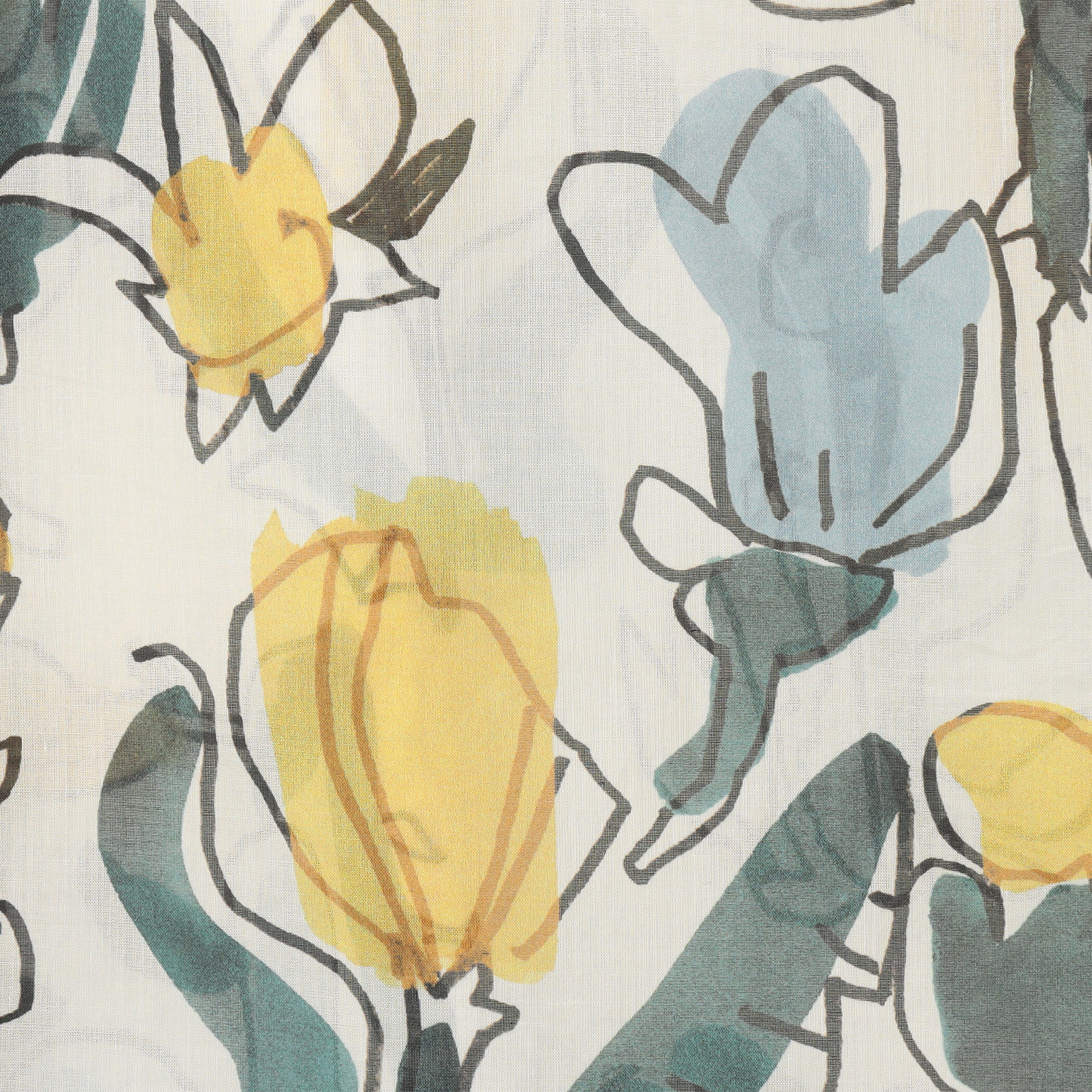 タグ付き新品　ブルーナリーフプリント ギャザーパフショルダーワンピース タグ付き新品 ブルーナリーフプリント ギャザーパフショルダー