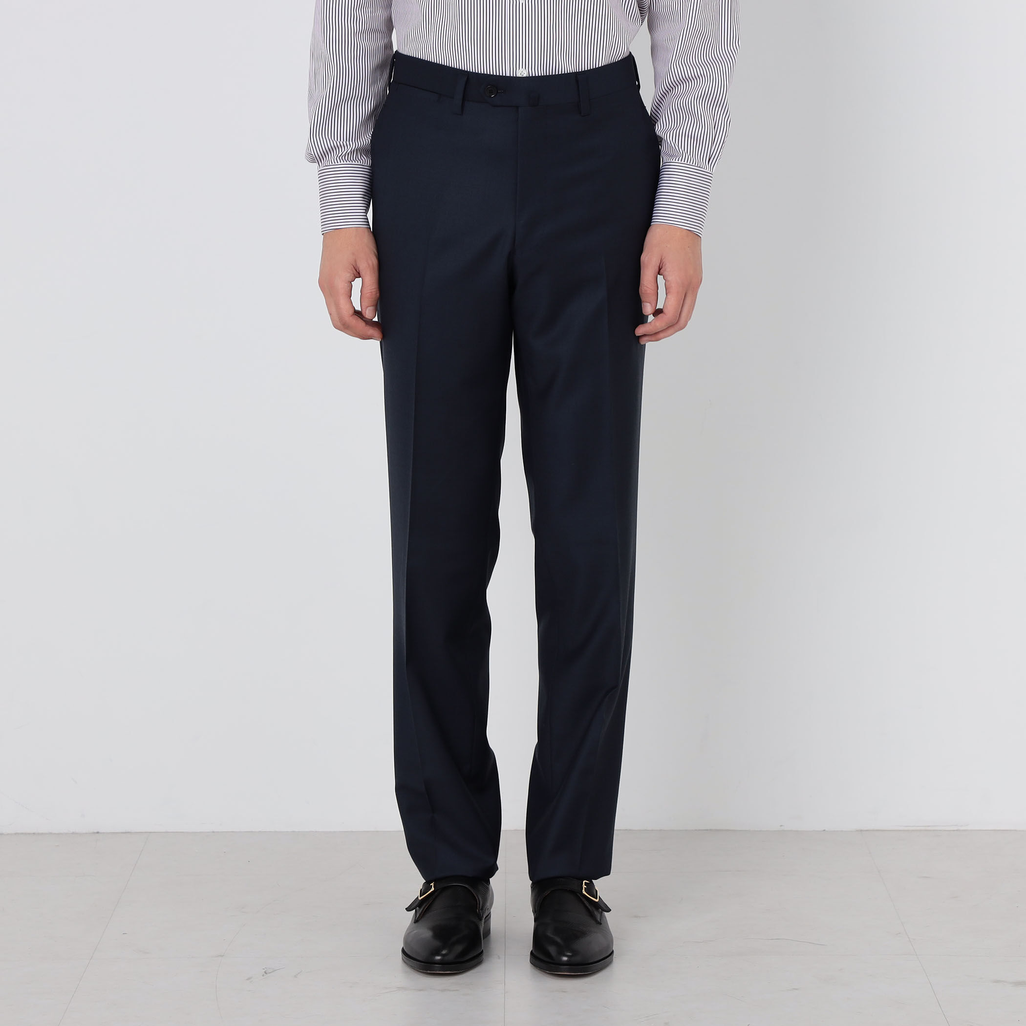 ウール シングルブレステッド 2Bスーツ TROFEO E.Zegna ウール シングルブレステッド 2Bスーツ TROFEO E.Zegna