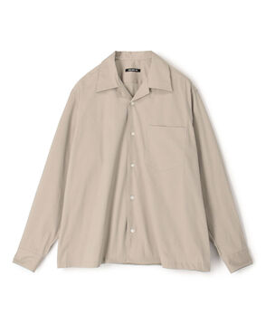ストレッチタイプライター オープンカラーシャツ