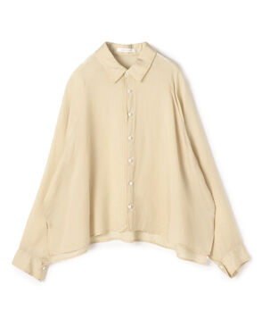 セルロースシルクブロード ドルマンスリーブシャツ