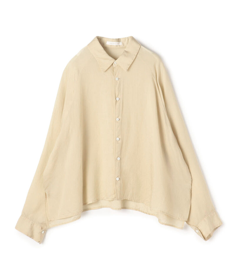 セルロースシルクブロード ドルマンスリーブシャツ