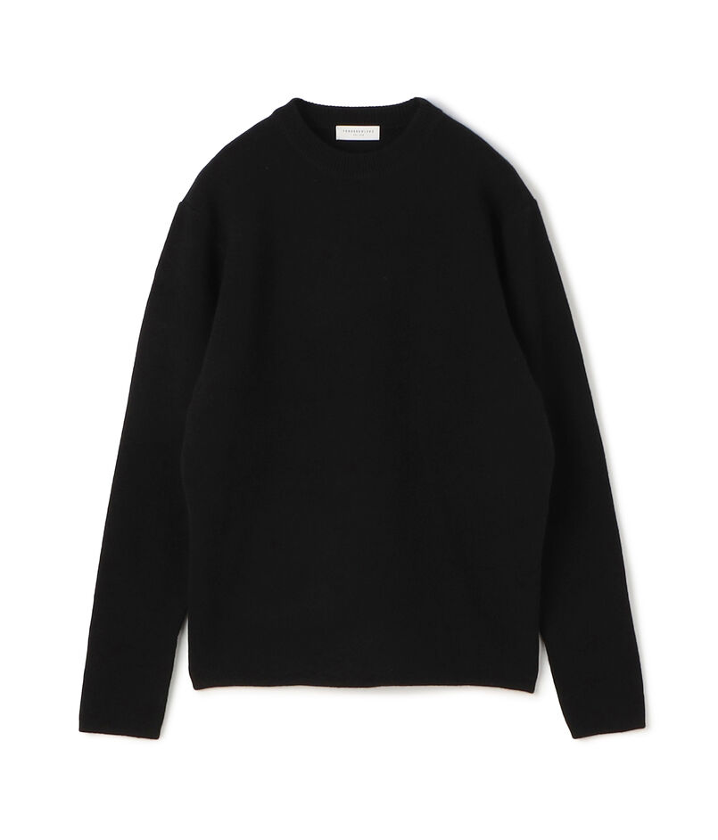 カシミヤ クルーネックプルオーバー ニット