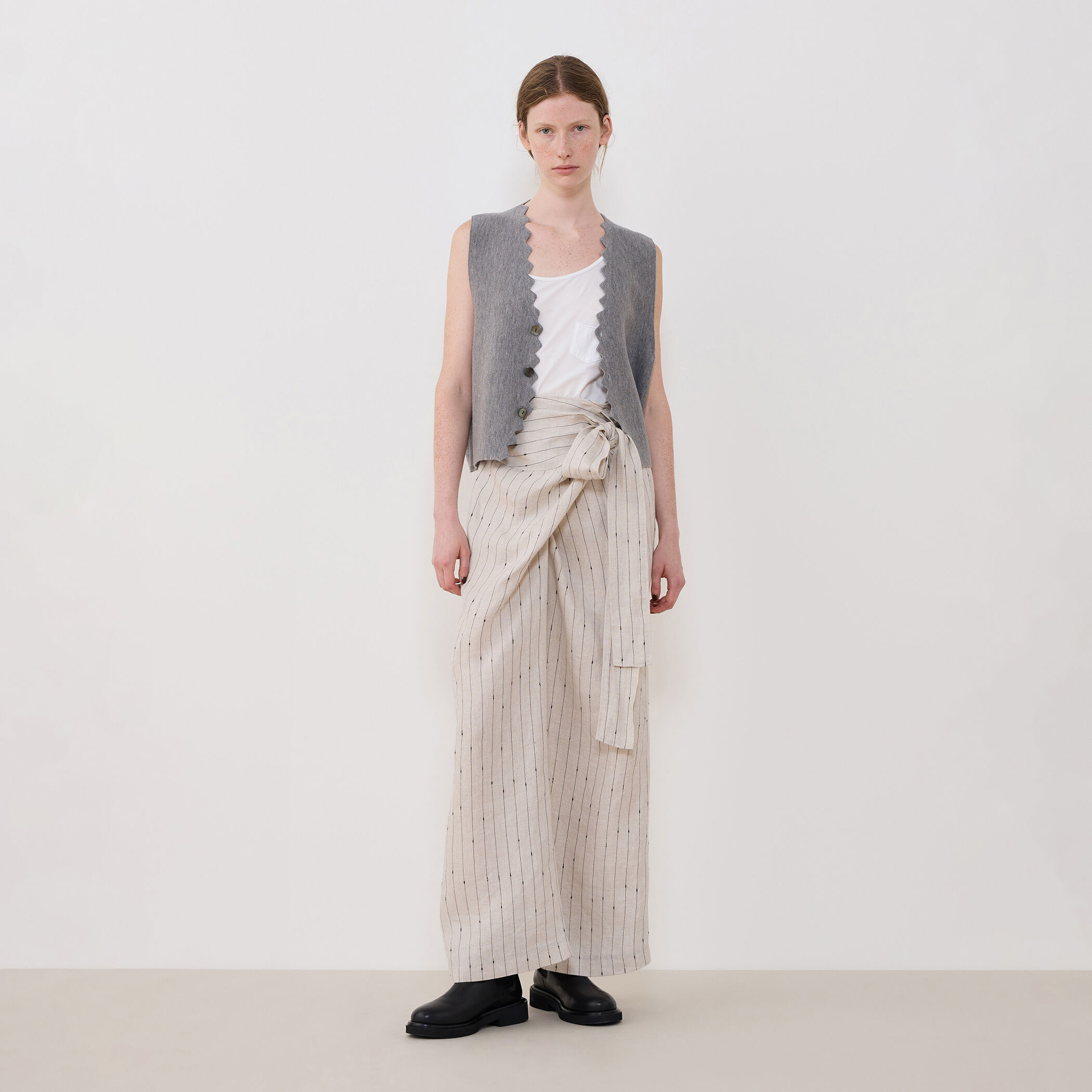 GALERIE VIE ウーステッドミラノリブ ベスト ウーステッドミラノリブ ベスト｜トゥモローランド 公式通販