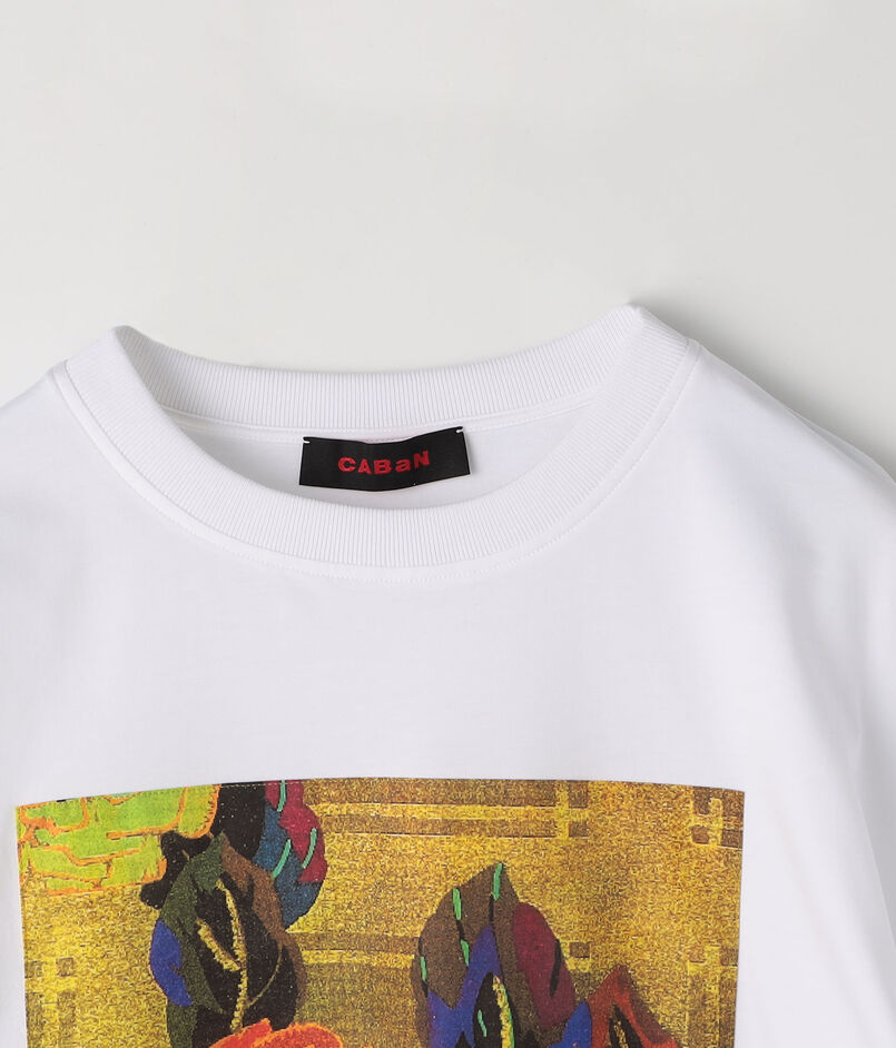 CABaN スビンコットン IBIZA プリントTシャツ｜トゥモローランド