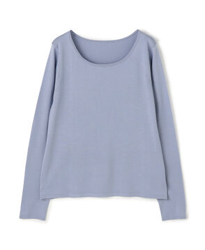 シルク ラウンドネックプルオーバー