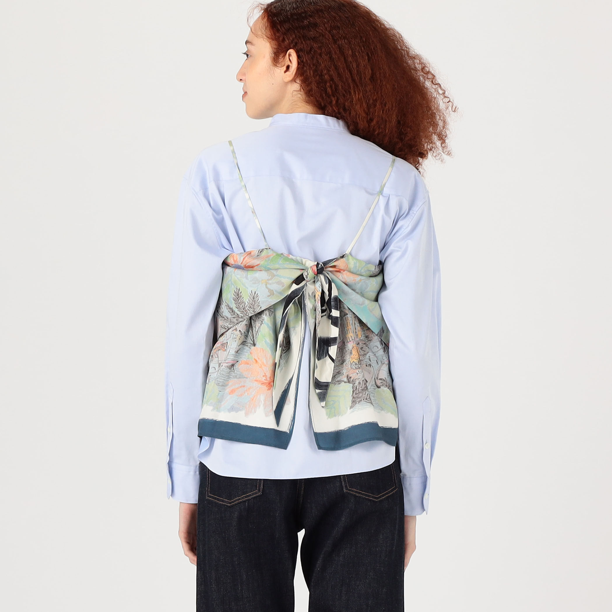 スカーフプリント キャミソールブラウス｜トゥモローランド 公式通販