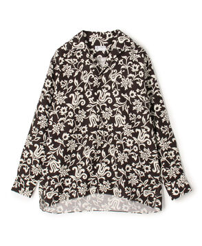 ERRICO FORMICOLA セルロースプリント オープンカラー ロングスリーブシャツ