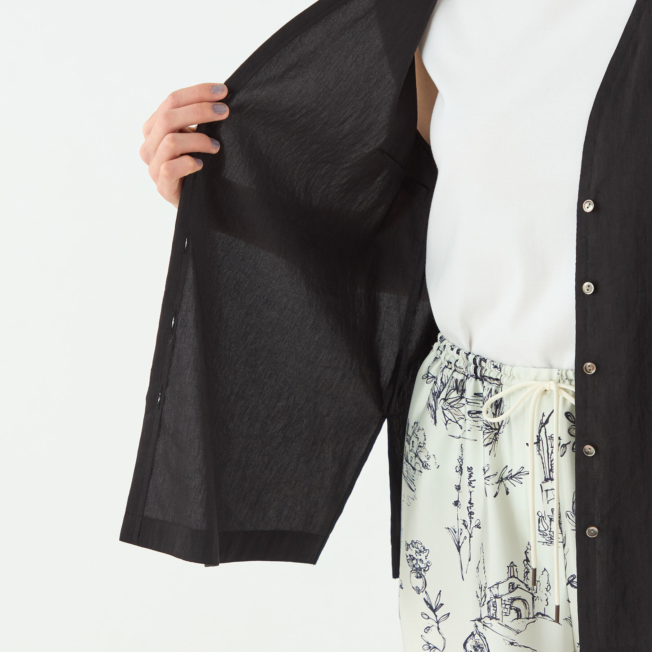 エフェクトリネン ライトジレブラウス｜トゥモローランド 公式通販