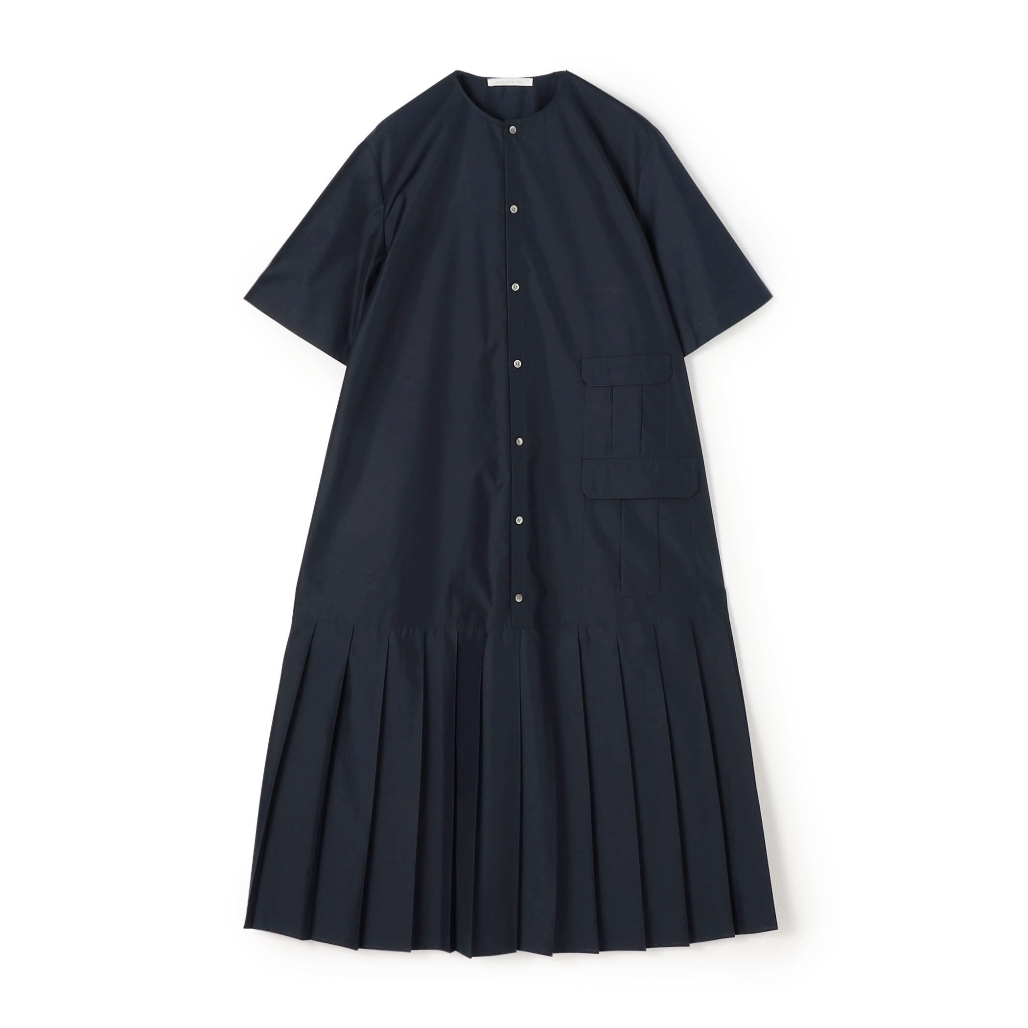 24SS 定価4.2万 ギャルリーヴィー コットンポリエステルウェザーワンピース □コットンポリエステルウェザー ワンピース｜トゥモローランド