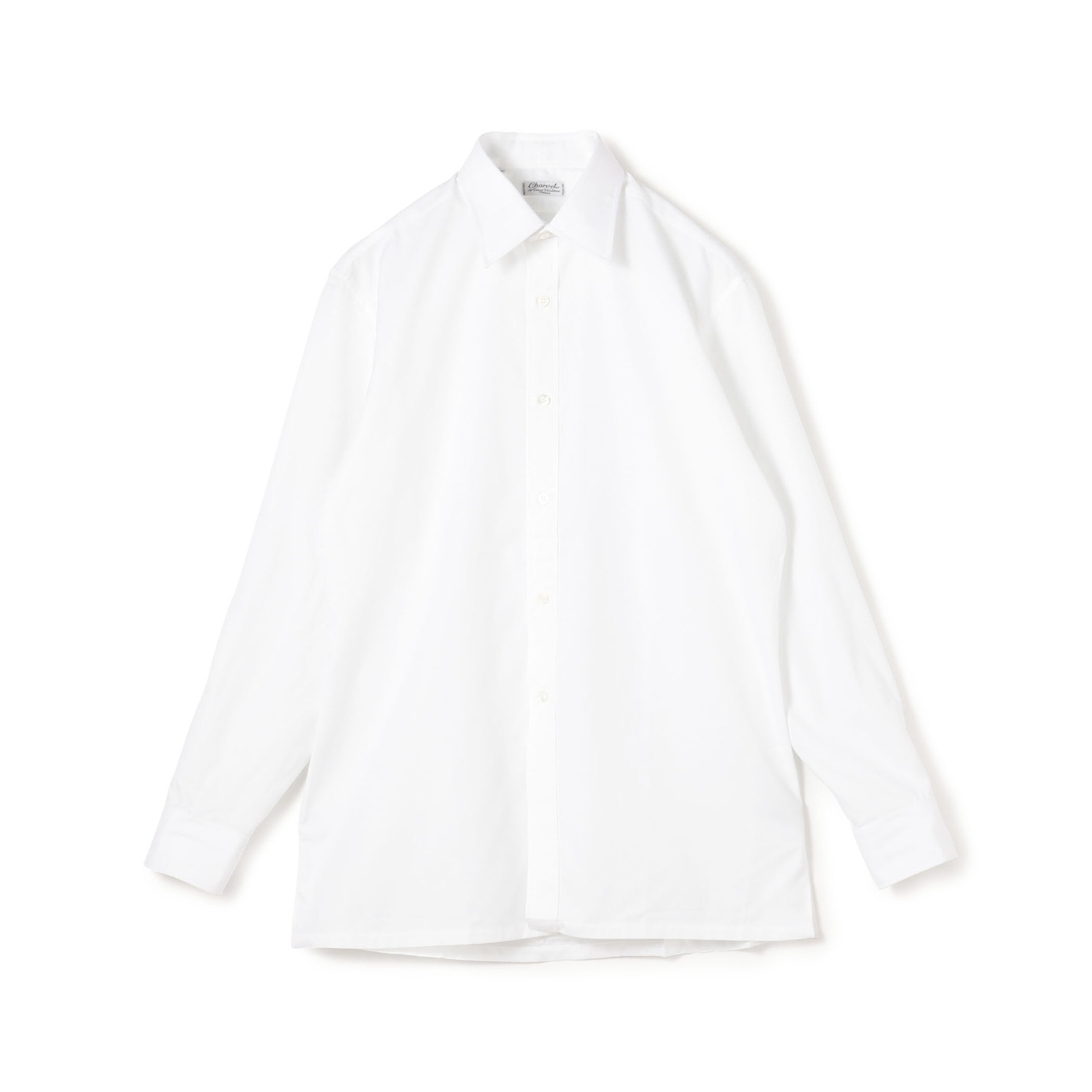 Charvet コットンシャンブレー セミワイドカラーシャツ｜トゥモローランド 公式通販