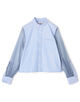 HYKE OXFORD SHEER/S SHIRT シアースリーブシャツ