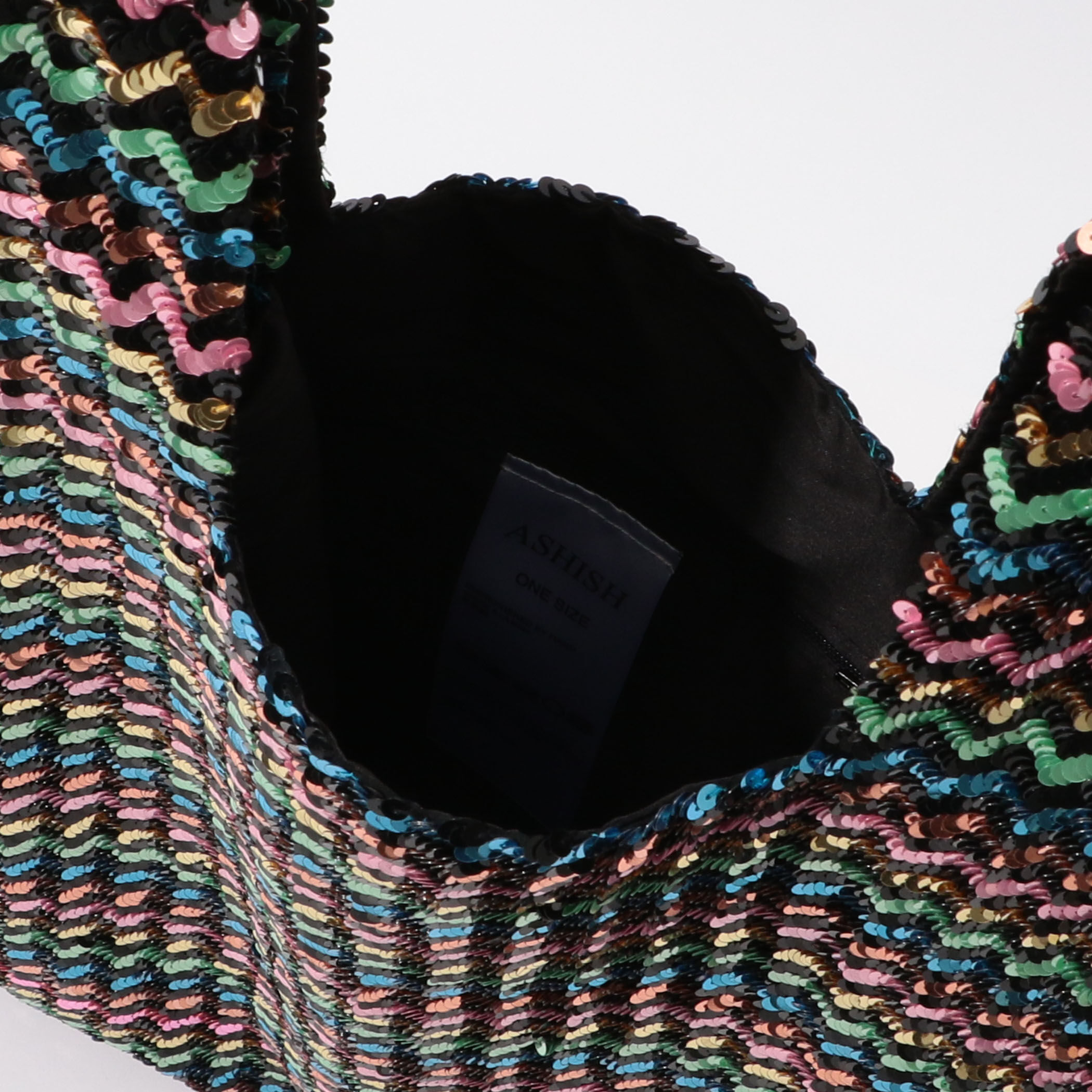 ASHISH×トゥモローランド メタリックスパンコールショッピングバッグ ASHISH スパンコールバッグ 別注】ASHISH*TOMORROWLAND バッグ