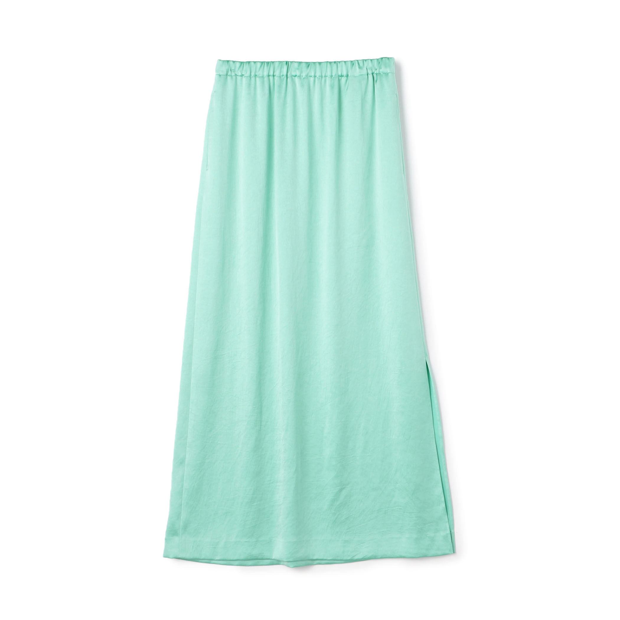 ポリエステルサテン ロングスカート｜トゥモローランド 公式通販