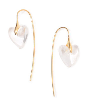 Otiumberg. Carved Quartz Heart ピアス