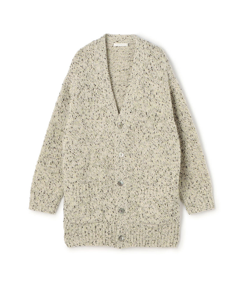 セサミメランジ Vネックカーディガン