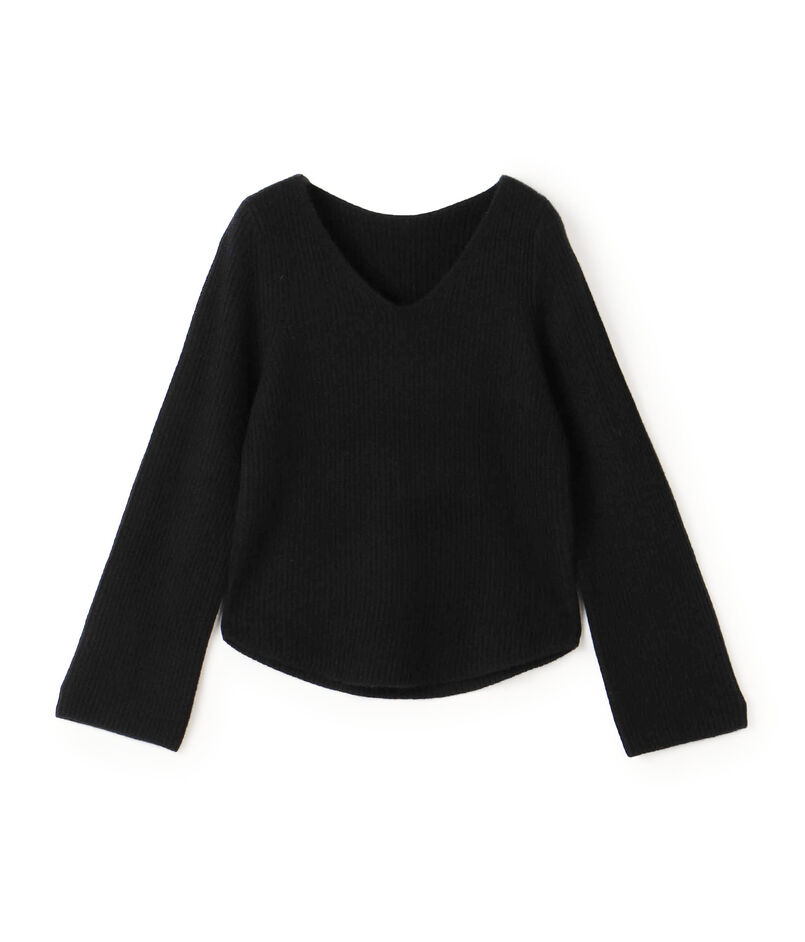 ベビーカシミヤ Vネックプルオーバー