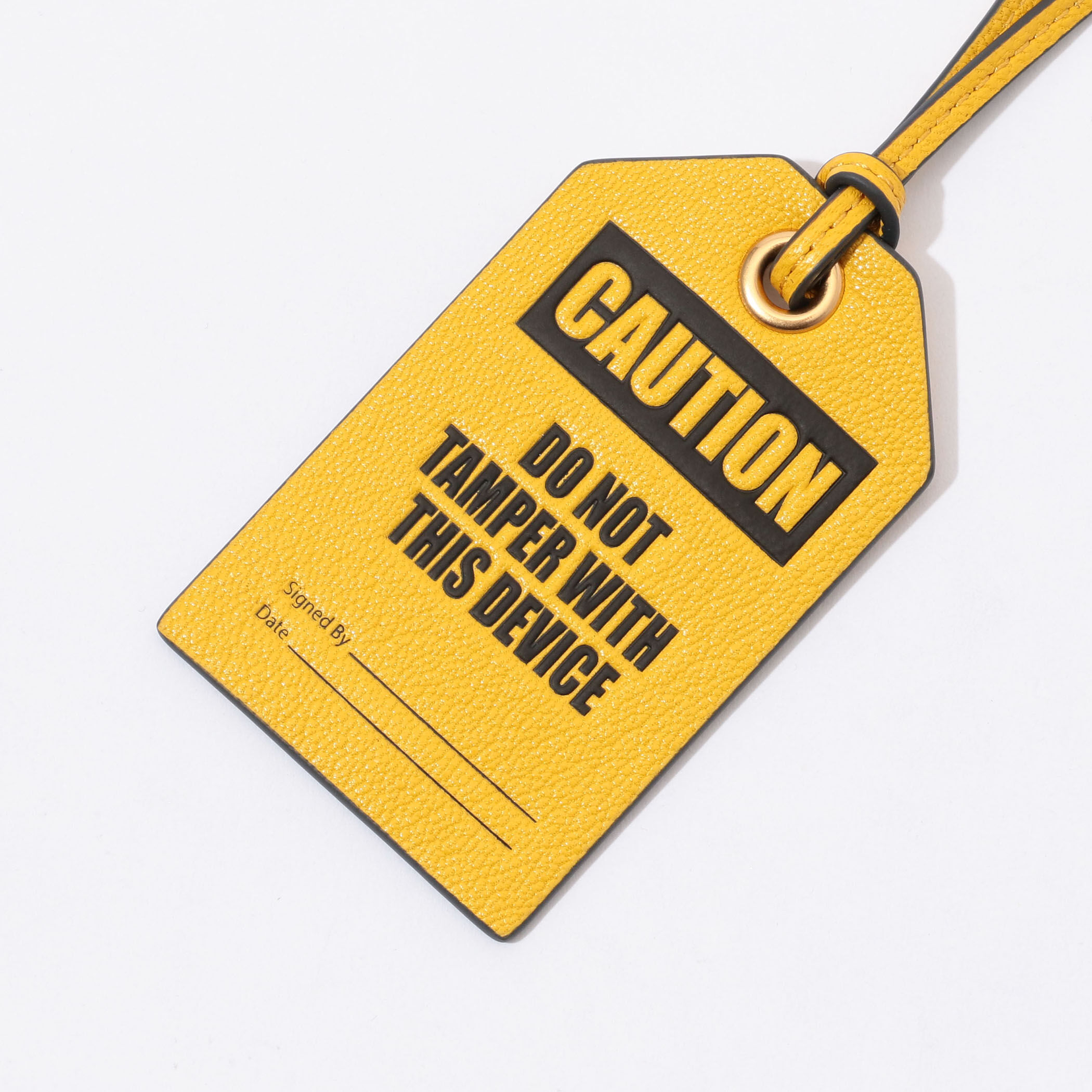 ANYA HINDMARCH LUGGAGE CAUTION チャームタグ